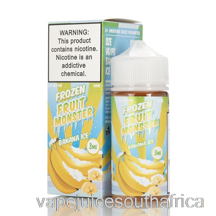 Vape Pods Ice Banana - Frozen Fruit Monster - 100Ml 3Mg